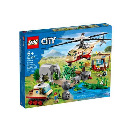 LEGO CITY WILDLIFE 60302 OPERAZIONE DI SOCCORSO ANIMALE ETA 6