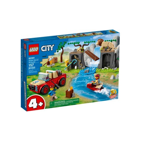 LEGO CITY WILDLIFE 60301 FUORISTRADA DI SOCCORSO ANIMALE ETA 4