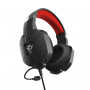 TRUST 23652 GXT323 CARUS NERA CUFFIA GAMING CON MICROFONO, CAVO JACK COMBO