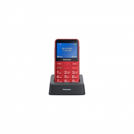 PANASONIC TU155EXRN T.CELL SENIOR 2,4  2SIM 2MP BT SOS ROSSO C/BASE R