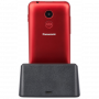 PANASONIC TU155EXRN T.CELL SENIOR 2,4  2SIM 2MP BT SOS ROSSO C/BASE R