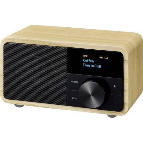 SANGEAN DDR-7 NATURAL WOOD DAB , FM-RDS, Aux-in, Bluetooth, Wooden Cabinet Receiver