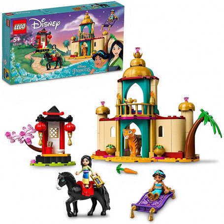 LEGO DISNEY PRINCESS 43208 L   AVVENTURA DI JASMINE E MULAN ETA 5