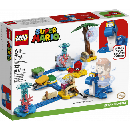 LEGO SUPER MARIO 71398 LUNGOMARE DI DORRIE - PACK DI ESPANSIONE ETA 6