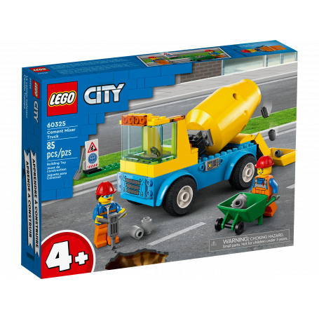 LEGO CITY GREAT VEHICLES 60325 AUTOBETONIERA ETA 4
