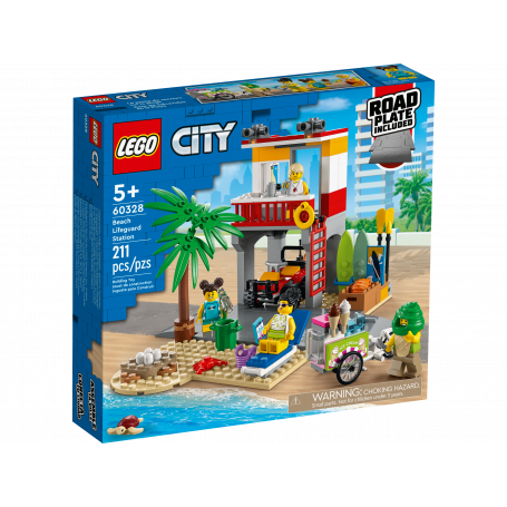 LEGO MY CITY 60328 POSTAZIONE DEL BAGNINO ETA 5
