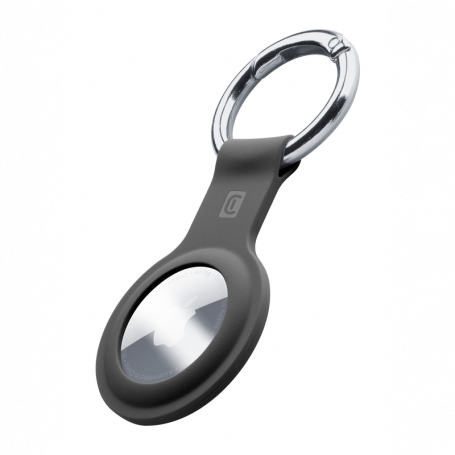 CELLULAR AIRTAGKEYRINGK CUSTODIA  AIRTAG CON GANCIO NERO