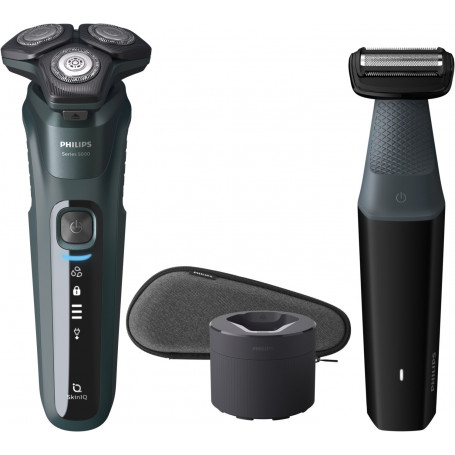 PHILIPS S5584/57 RASOIO 3T RIC WET DRY TESTINE 360D TRIMMER 60MIN.