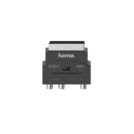 HAMA 7205268 ADATTATORE S-VHS F 4 PIN  3 RCA F  PHONO /SCART M, IN-OUT