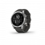 GARMIN Fenix 7 Silver con cinturino Graphite, Cassa 47mm orologio multisport 010-02540-01