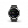 GARMIN Fenix 7 Silver con cinturino Graphite, Cassa 47mm orologio multisport 010-02540-01