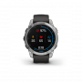 GARMIN Fenix 7 Silver con cinturino Graphite, Cassa 47mm orologio multisport 010-02540-01