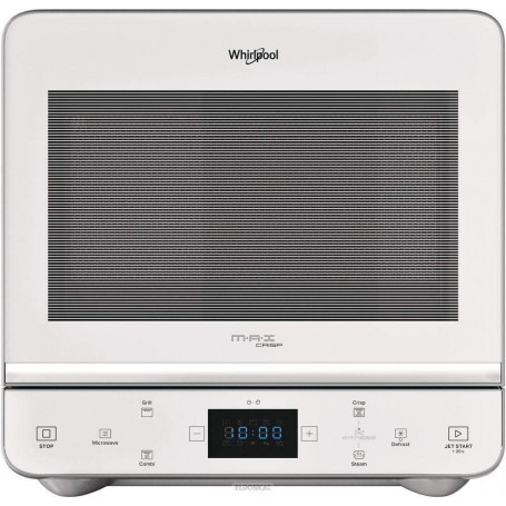 WHIRLPOOL MAX49WSL FM GRILL 13LT. DIG CRISP/VAPORE ANGOLARE BIANCO/SILVER