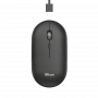 TRUST 24059 PUCK MOUSE WIRELESS SLIM USB   BT , RICARICABILE USB-C, NERO