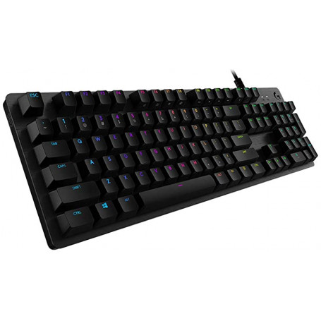 LOGITECH 920-009343 G512 TASTIERA GAMING MECCANICA RGB LIGHTSYNC ITALIANA, CAVO USB