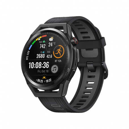 HUAWEI WATCHGTRUN S. WATCH GT RUNNER BLACK SOFT SILICONE STRAP