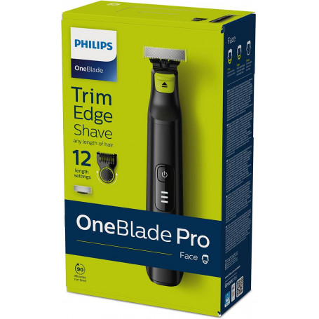 PHILIPS QP6530/16 RASOIO ONEBLADE PRO 12PR 0,5- 9MM 90MIN.1H. RICAR