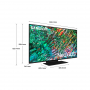 SAMSUNG QE43QN90BA TVC LED 43 4K SMART HDR10  WIFI QLED 4HDMI 2USBHD