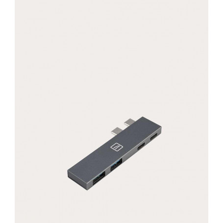 TUCANO MA-CHUB-MBP-SG HUB USB-C 4IN1 PER MACBOOK AIRO/PRO 2USB-C, 2 USB3.0