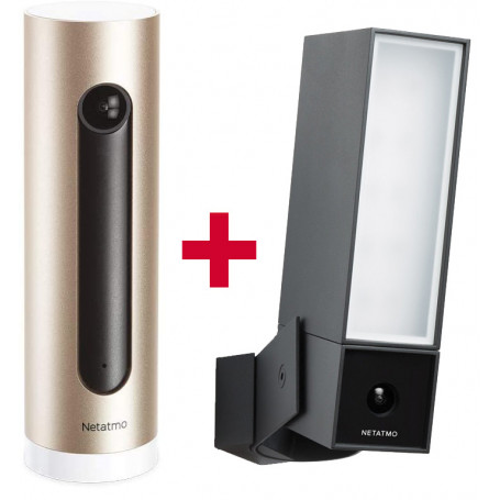 NETATMO WELCOME SECURITY CAM + NETATMO PRESENCE SECURITY CAM BUNDLE