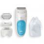 BRAUN 5605SILKEP EPIL RICARIC WETDRY TEST RASOIO 28 PINZETTE LUCE2