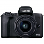 CANON EOSM50 II FOT MIR 24MPX 4K   EF-M 15-45MM BLACK