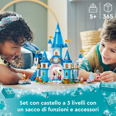 LEGO DISNEY PRINCESS 43206 IL CASTELLO DI CENERENTOLA E DEL PRINCIPE  AZZURRO 5