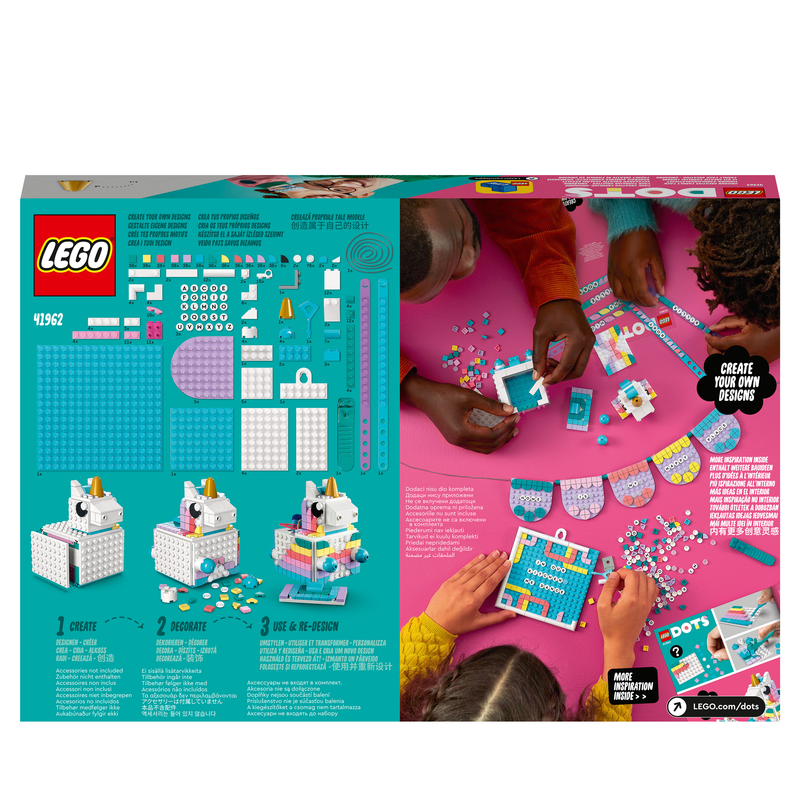 BONSAGLIO - LEGO 41962 FAMILY PACK CREATIVO UNICORNO DOTS