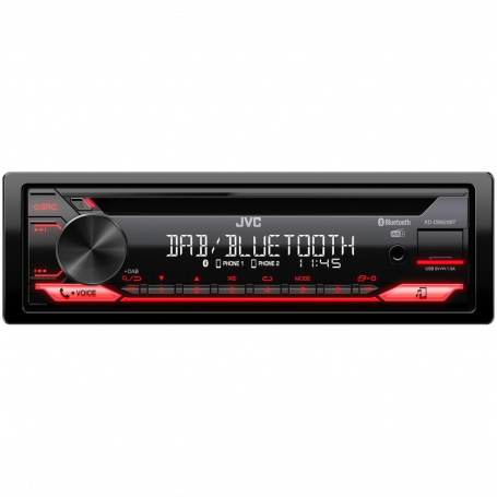 JVC KD-DB622BT CD Receiver with DAB  / Bluetooth / USB / Spotify / FLAC / 13-Band EQ / JVC Remote