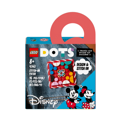 LEGO DOTS 41963 PATCH STITCHON TOPOLINO E MINNIE ETA 8 