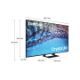 SAMSUNG UE65BU8570 TVC LED 65 4K SMART SAT HDR10  3 HDMI 2USBCRYSTAL