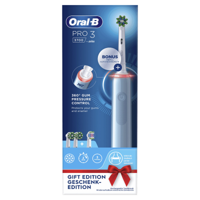 ORAL-B PRO3700CR2 SPAZZOLINO TECNOLOGIA 2D 7600 ROTO-OSCILLAZIONI T