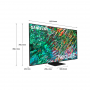 SAMSUNG QE55QN90BA TVC LED 55 4K SMART HDR10  WIFI QLED 4 HDMI 2USBH