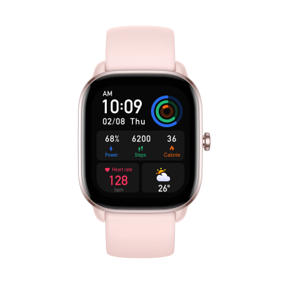 AMAZFIT GTS4MINIPK S.WATCH GTS 4 MINI PINK AMOLED 1.65BATTERIA 270 M