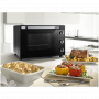 DELONGHI EO40112BK FORNO EL. 40LT. 5 FUNZ VENTIL GRILL2000W, SILVER,