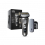 BRAUN 9475CC RASOIO 4 LAME OPTIFOIL BASE DI RICARICACLEAN AND