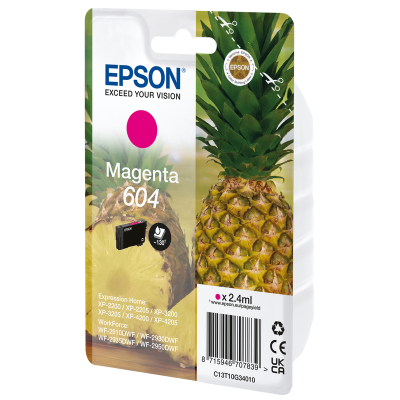 EPSON C13T10G34020 CARTUCCIA INK MAGENTA 604  ANANAS 