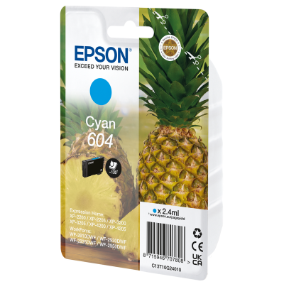 EPSON C13T10G24020 CARTUCCIA INK CIANO 604  ANANAS 