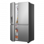 HISENSE RS818N4TIE FRIGO SBS 2P 632LT H179-L91 NF E INOX DISP-TAN