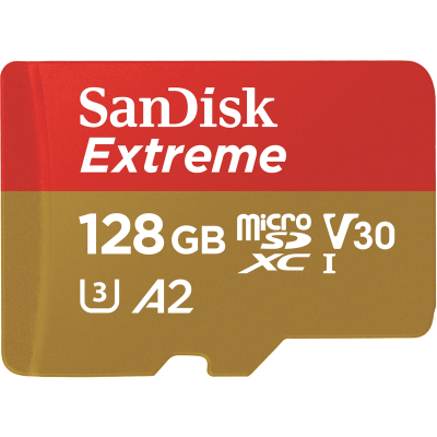 SANDISK MICROSDXC 128GB EXTREME ACTION A2 1