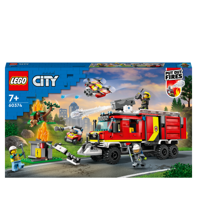 LEGO CITY FIRE 60374 AUTOPOMPA DEI VIGILI DEL FUOCO ETA 7 