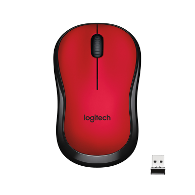 LOGITECH 910-004880 MOUSE WIRELESS M220 SILENT RED