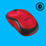 LOGITECH 910-004880 MOUSE WIRELESS M220 SILENT RED