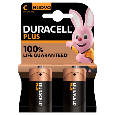 DURACELL DU0301 PILA MEZZATORCIA BLISTER 2 PILE C  DU0301