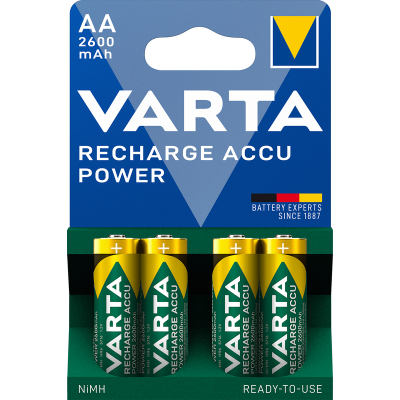 VARTA AA  stilo  x 4  2.600 mAh  RR ACCU  R2U  5716101404