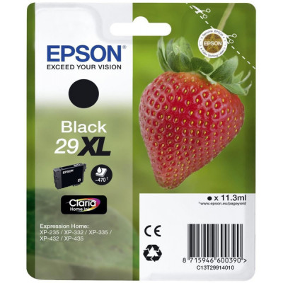 EPSON C13T2991 CARTUCCIA NERO 29XL  FRAGOLA 