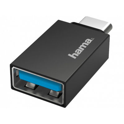 HAMA 200311 ADATTATORE USB TYPE C M / USB A F, 5 GBPS, NERO 7200311