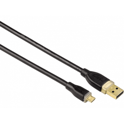 HAMA 200608 CAVO USB A 2,0 / MICRO USB B 2.0, 1,5 METRI, NERO 7200608