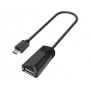 HAMA 200308 CAVETTO ADATTATORE PER TABLET USB A 2.0 F/USB MICRO B 2.0 M, OTG, 0,15METRI, NERO 7200308