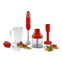 SMEG HBF22RDEU HAND BLENDER RED 4 ACC